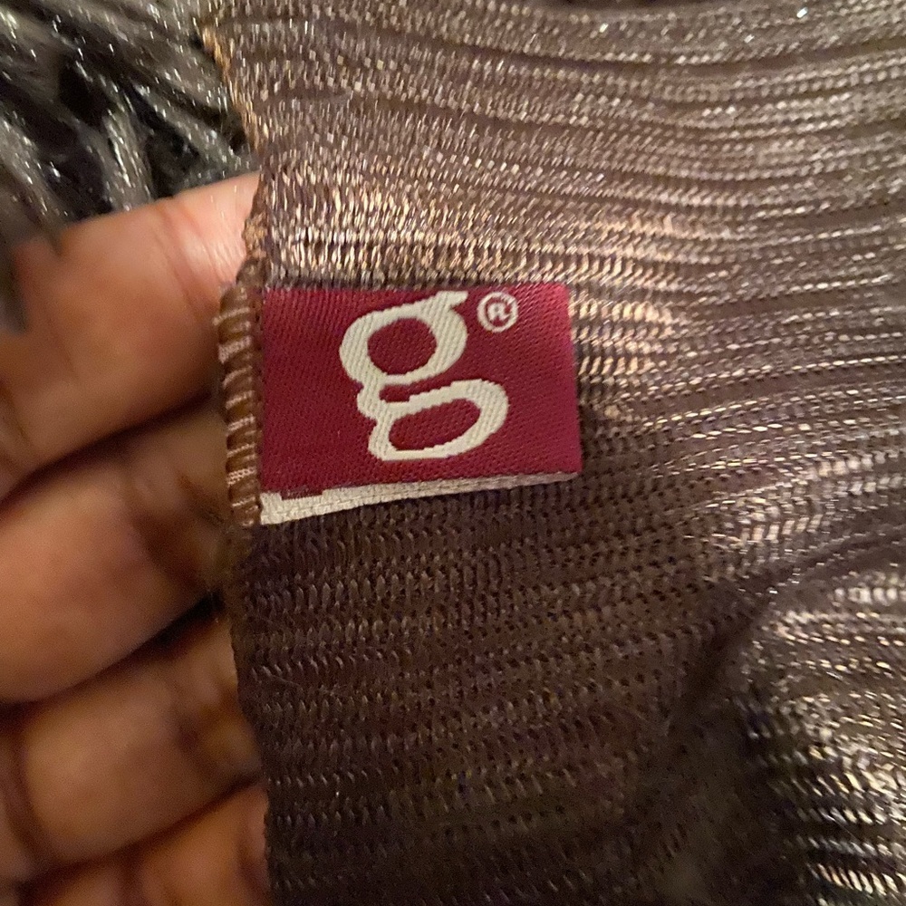G Long Brown Faux Fur Open Sleeveless Vest Eclectic Cozy Neutral Maximalism - Picture 5 of 5